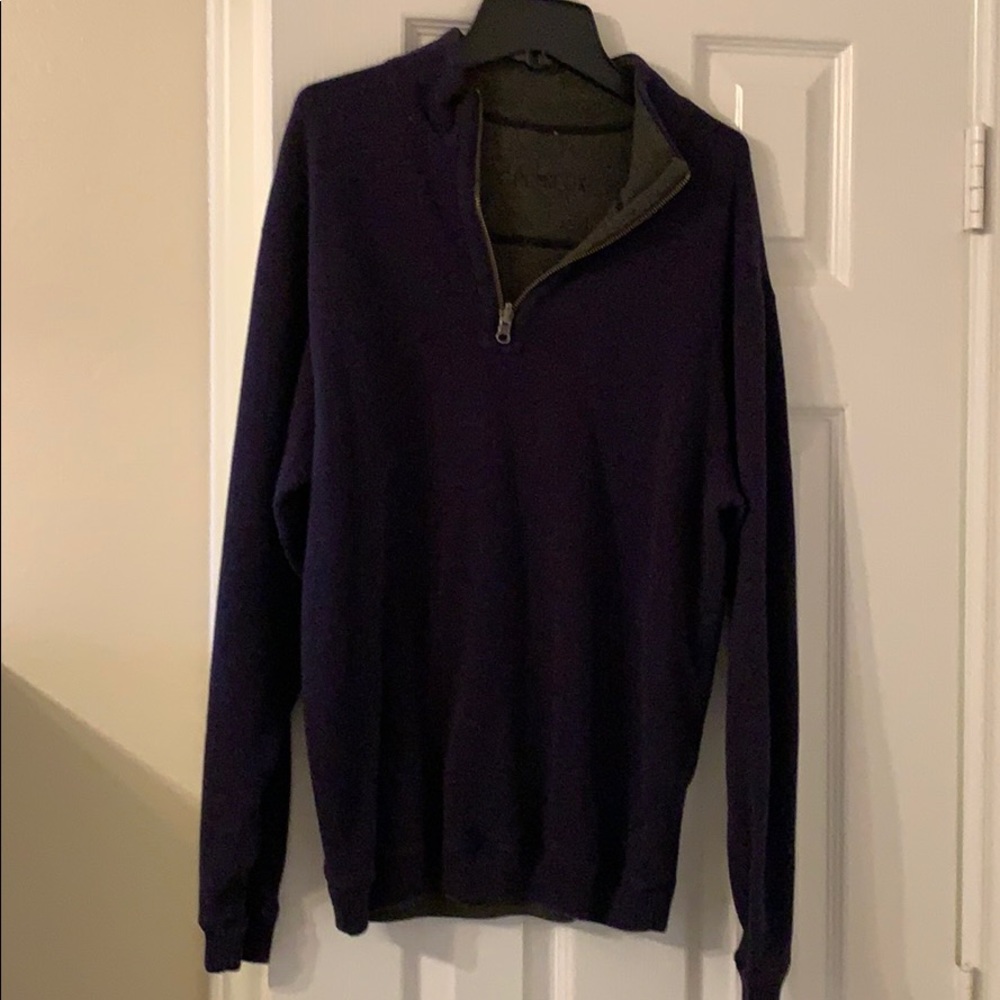 Navy sweater